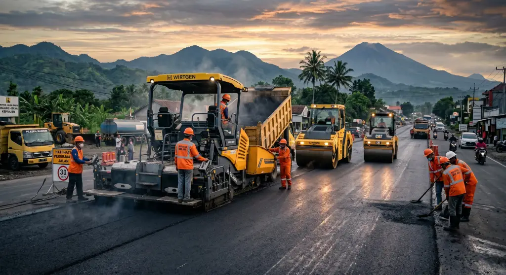 Jasa Pengaspalan Jalan Malang Terpercaya dan Bergaransi
